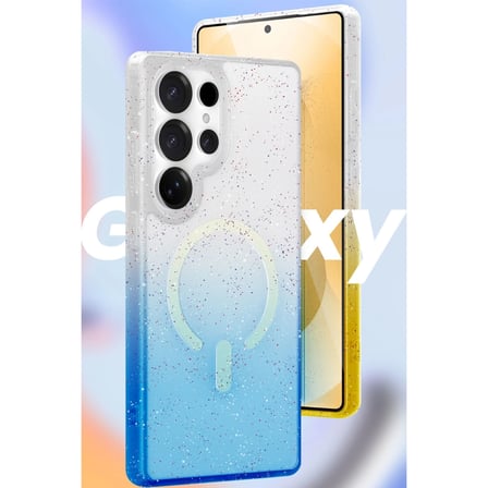 Samsung Galaxy S25 Plus Pummel Shiny Magsafe Kapak - Siyah