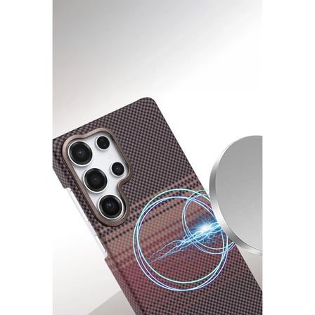 Samsung Galaxy S24 Ultra Vega Magsafe Kapak - Kırmızı