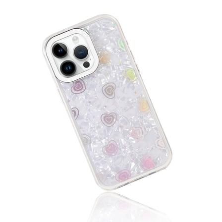 Apple Uyumlu İphone 15 Pro Max Lumi Desenli Kapak - Beyaz