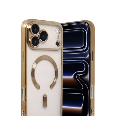 Apple İphone 17 Pro Max Kross Magneticsafe Kapak - Gold