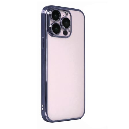Apple Uyumlu İphone 15 Pro Max Razer Lensli Silikon - Lacivert
