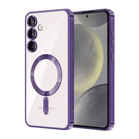 Samsung Uyumlu Galaxy A15 4g Kross Magneticsafe Kapak - Mor