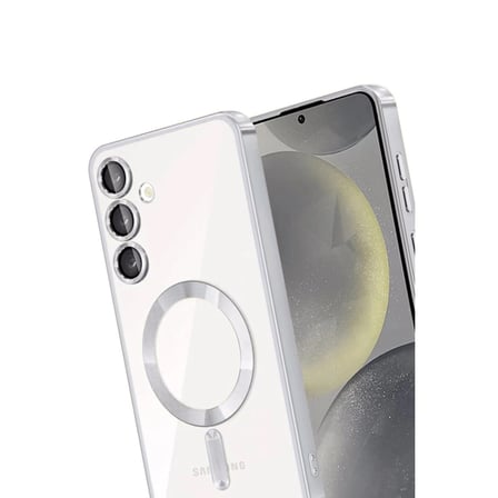 Samsung Uyumlu Galaxy A55 5g Kross Magneticsafe Kapak - Gümüş