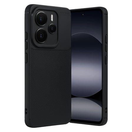 Xiaomi Uyumlu Note 14 5g Auto Focus Karbon Kapak - Siyah