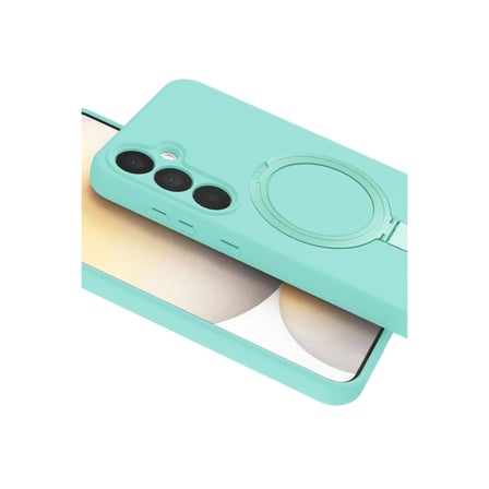 Samsung Galaxy A25 5g Regal Magsafe Standlı Kapak - Su Yeşili