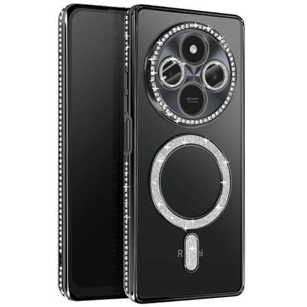Xiaomi Redmi 14c Joke Simli Magneticsafe Kılıf - Siyah