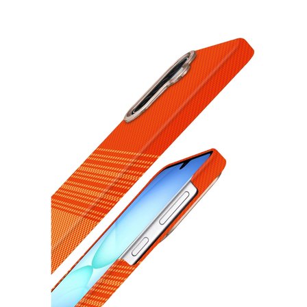 Samsung Galaxy A56 Vega Magsafe Kapak - Turuncu
