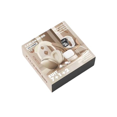 K32 Kombo 7 Adet Kordon (saat Değildir) Akıllı Saat Airpods Kulaklık Kafa Üstü Kablosuz Kulaklık Set