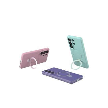 Samsung Galaxy S26 Plus Regal Magsafe Standlı Kapak - Açık Pembe
