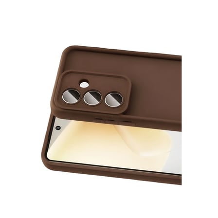 Samsung Galaxy A57 5g Viera Silikon - Kahverengi
