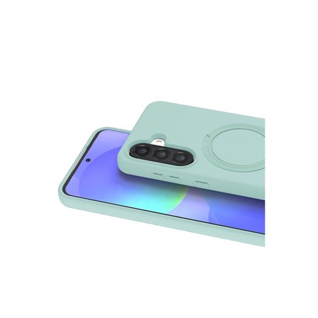 Samsung Uyumlu Galaxy A37 5g Regal Magsafe Standlı Kapak - Su Yeşili