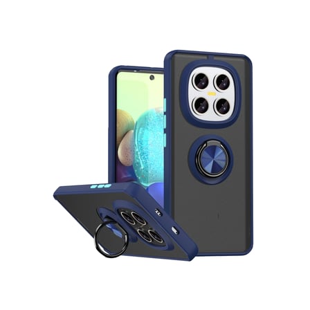 Xiaomi Redmi Note 15 Pro 5g Montreal Yüzüklü Silikon Kapak - Lacivert