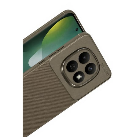 Xiaomi Uyumlu Redmi Note 15 4g Auto Focus Karbon Kapak - Kahverengi