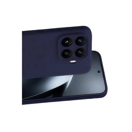 Xiaomi Mi 17t Nano İçi Kadife Silikon - Lacivert