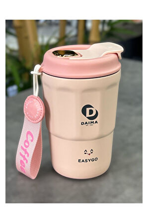 Daima Easy Go 380 Ml Pembe Termos