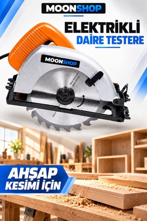 Alman Teknoloji 2000 Watt  Metal Şanzıman Sunta Ahşap Tahta  Kesme Daire Testere Makinesi 185mm