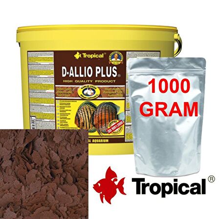 Tropical D-allio Plus Flakes 1000 Gram Sarımsaklı Pul Yem