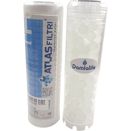 Damlalife Atlas 10'' Kuyu Suyu Filtre ve Yumuşatma Kireç Önleyici Silifoz