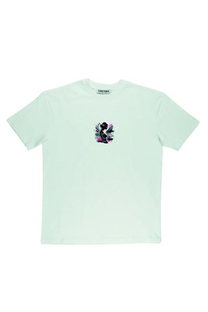 Lenithra Dare to Dream Sırt Baskılı Unisex Oversize T-shirt Beyaz / S