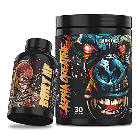 Dark Labs Muscle mass Bulking set (Built AF GH + Alpha Creatine+Ornithine) Kas kütlesi seti