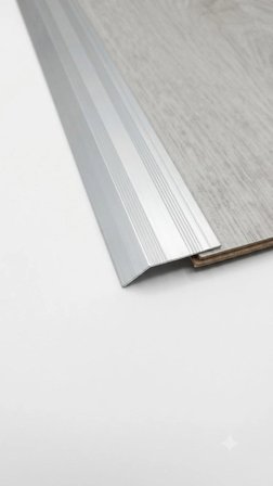 Alüminyum Kapı Eşik Dar Kot Farkı 150 cm x 3,5 cm Seviye Profili Yükseklik Profili Kapı Eşik Çıtası Gri Renk