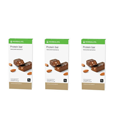 3 paket Vanilya Badem Aromalı Protein Bar 14’lü