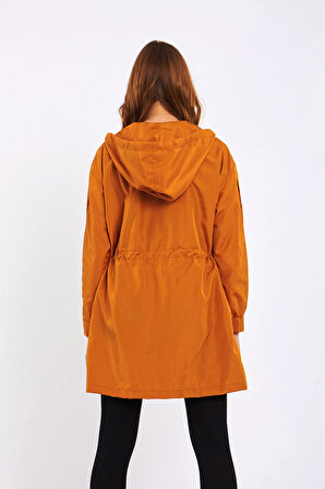 Micro Midi Hardal Yağmurluk & Rüzgarlık