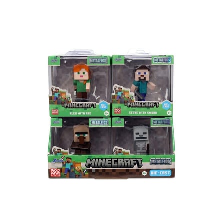 9385138300W04 Minecraft Figures 2 5 Wave 4die-cast pop-culture collectible (ADET FİYATIDIR)