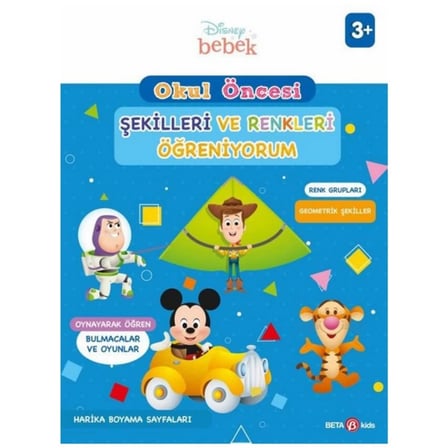 Disney Eğitsel Okul Öncesi Şekilleri ve Renkleri Öğreniyorum