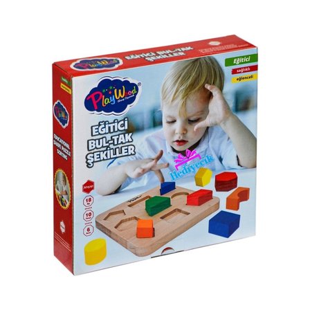 Ahşap Eğitici Bul Tak Şekiller-389