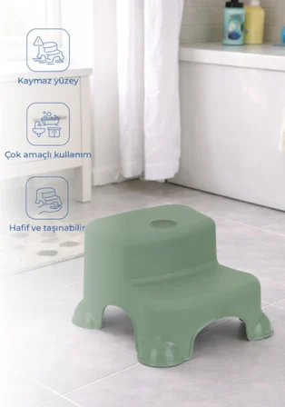Çok Amaçlı Katlı Basamak 516 (Yeni) Soft Yeşil