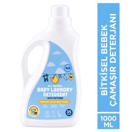 Doğal Bebek Çamaşır Sabunu Bitkisel Deterjan 1000 Ml