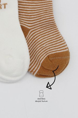 NessiWorld 3'Lü Penye Soket Çorap BS10110 Hardal (ADET FİYATIDIR)