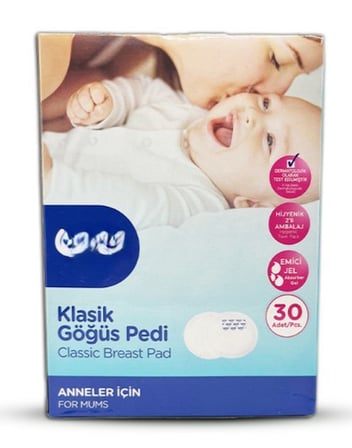 Klasik Göğüs Pedi 30 Adet 332