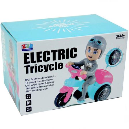 Electric Tricycle Pilli Işıklı Sesli Motorsiklet