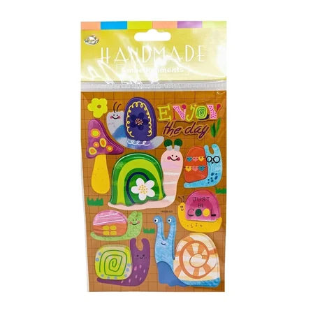 Handmade Stickers Salyangozlar