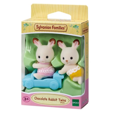 Sylvanian Families Çikolata Kulaklı Tavşan İkiz Bebekleri 5420