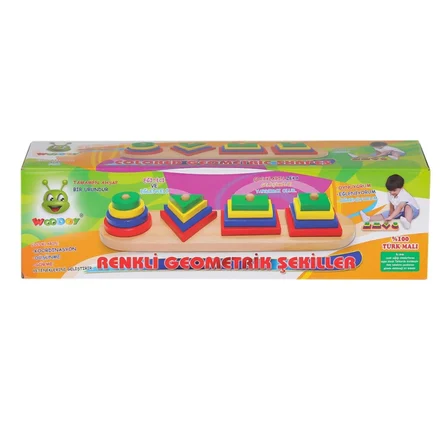 KR006 Renkli Geometrik Şekiller