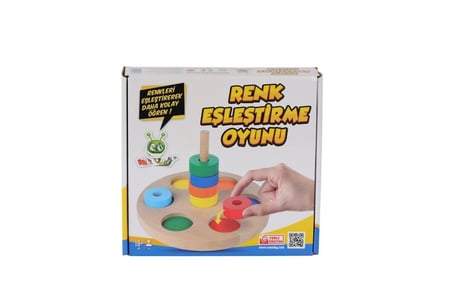 KR136 RENKLİ HALKA EŞLEŞTİRME OYUNU