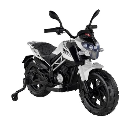 447 Motocross Akülü Motosiklet Beyaz