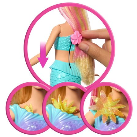 JDM72  Büyülü Çiçekler Deniz Kızı - Flower Magic Mermaid
