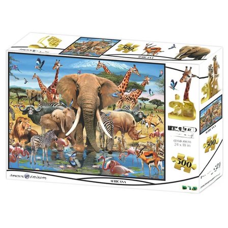Afrika 500 Parça Yetişkin Puzzle