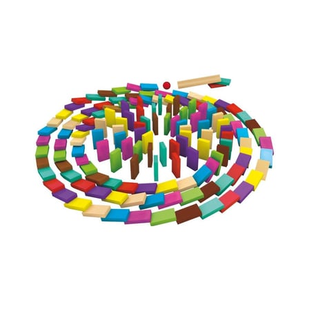 4456 Renkli Ahşap Domino