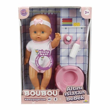 2030121 Boubou Altını Islatan ve Konuşan Bebek Seti 30 cm