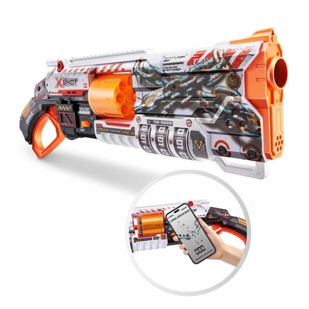 36606 X-Shot Skins Lock Blaster 16 Mermili Sünger Dart Atan Silah 56 cm -