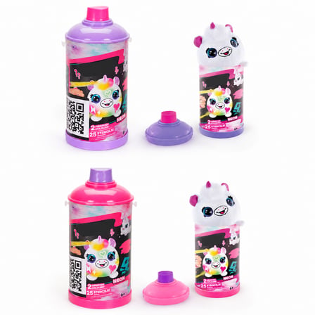 45521 SUN-CNL-HOBİ SET AIRBRUSH PLUSH MYSTERY MINI PLUSH NEON SERIES 2