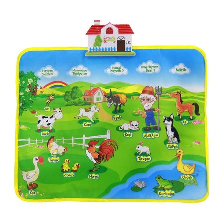 Oyuncak Eğitici Çiftlik Halısı
