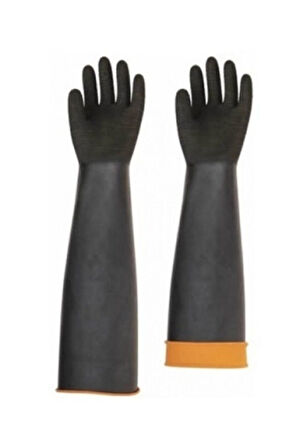Handy Kauçuk Asit Eldiveni Tırtıklı 60 Cm