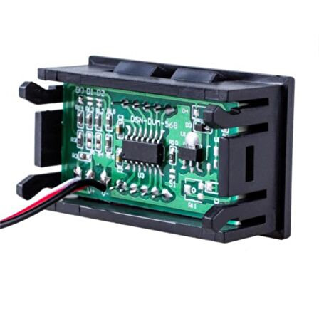 0.56 inç 0-99.9V DC LED Dijital Kırmızı Voltmetre