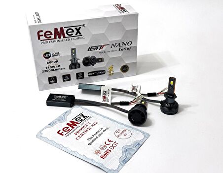 FEMEX GT NANO Pro Csp LEXTAR H1 Led Xenon Led Headlight